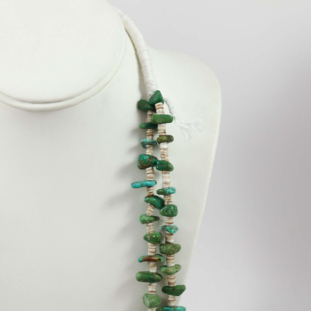 1950s Turquoise Nugget Necklace by Vintage Collection - Garland's
