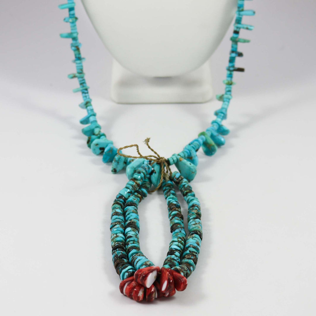 Collier Jacla Bleu Turquoise Apache