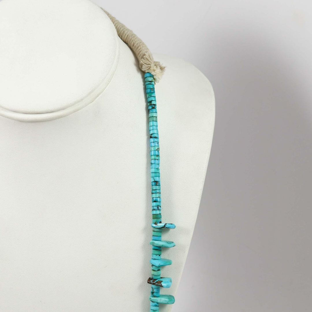 Apache Blue Turquoise Jacla Necklace