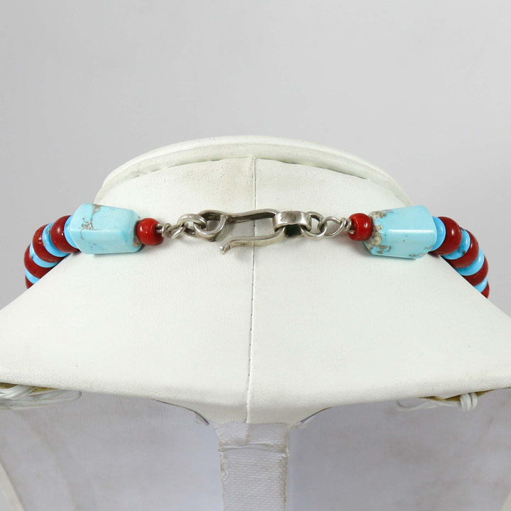 Coral and Turquoise Necklace by Bruce Eckhardt - Garland's
