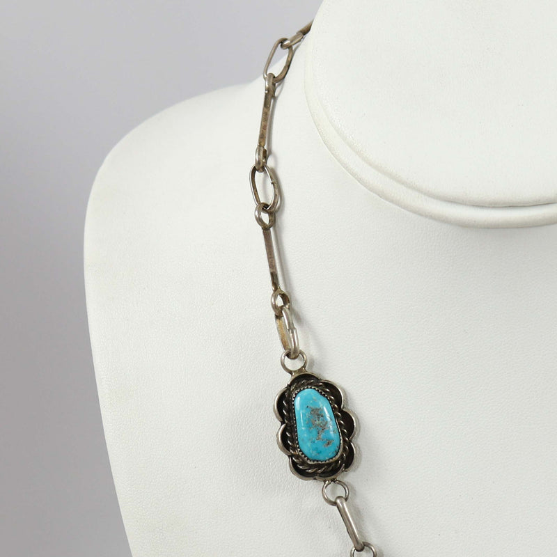 1970s Turquoise Drop Necklace