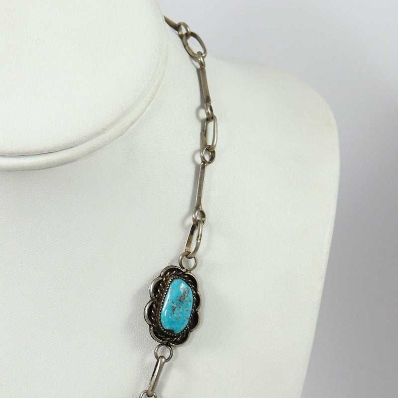 1970s Turquoise Drop Necklace