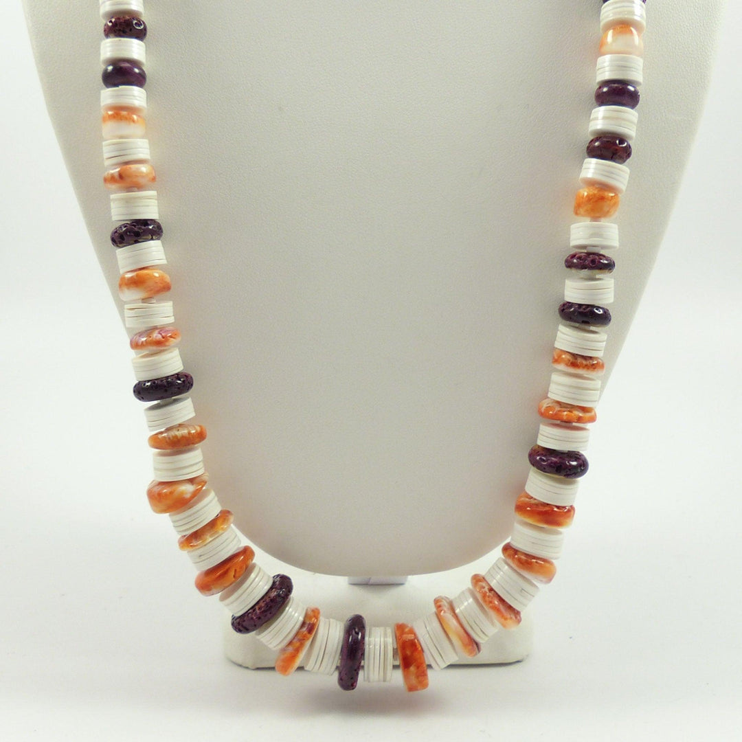 Melon Shell Necklace by Lester Abeyta - Garland's