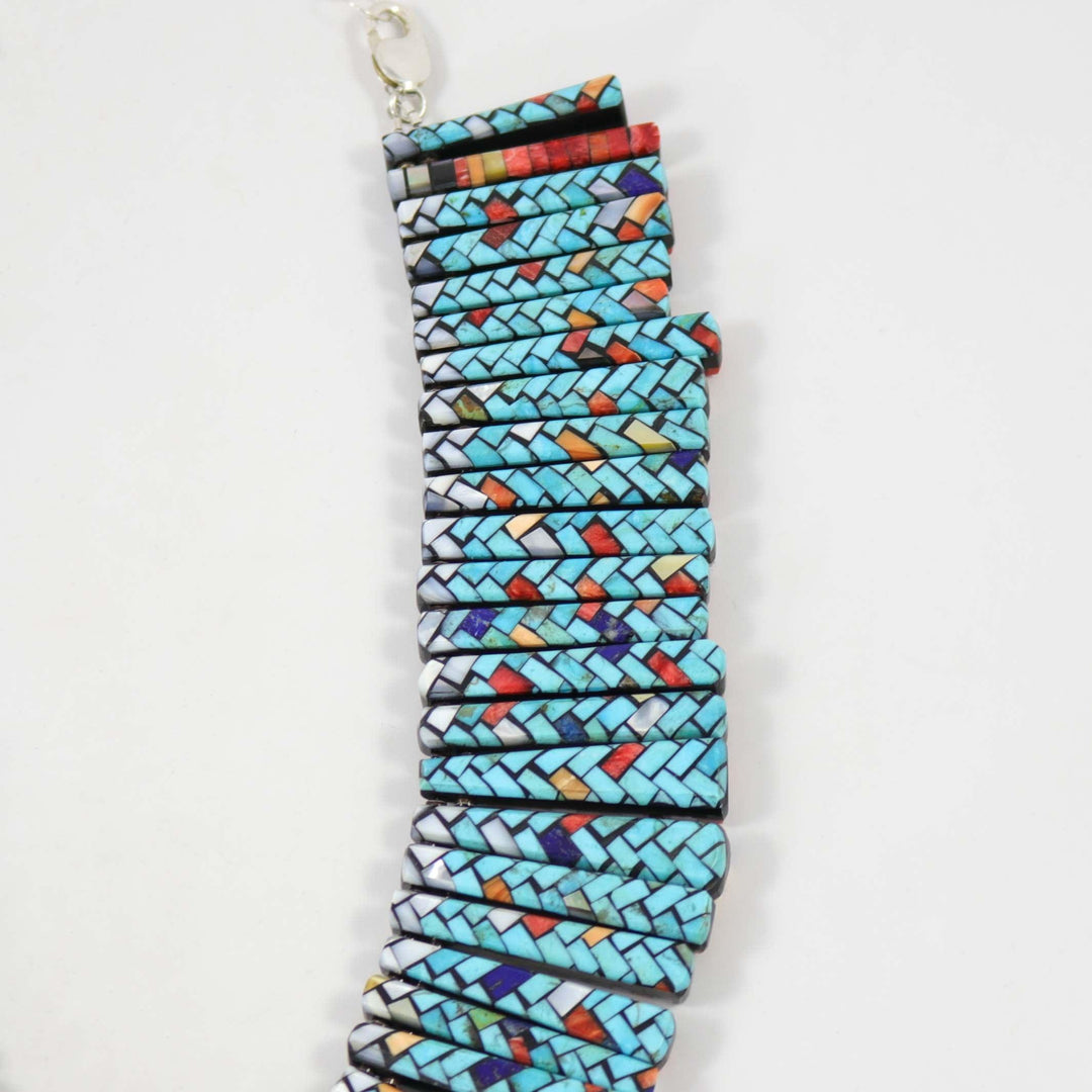 Reversible Inlay Necklace by Charlene Reano - Garland's