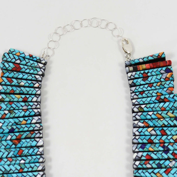 Reversible Inlay Necklace by Charlene Reano - Garland's