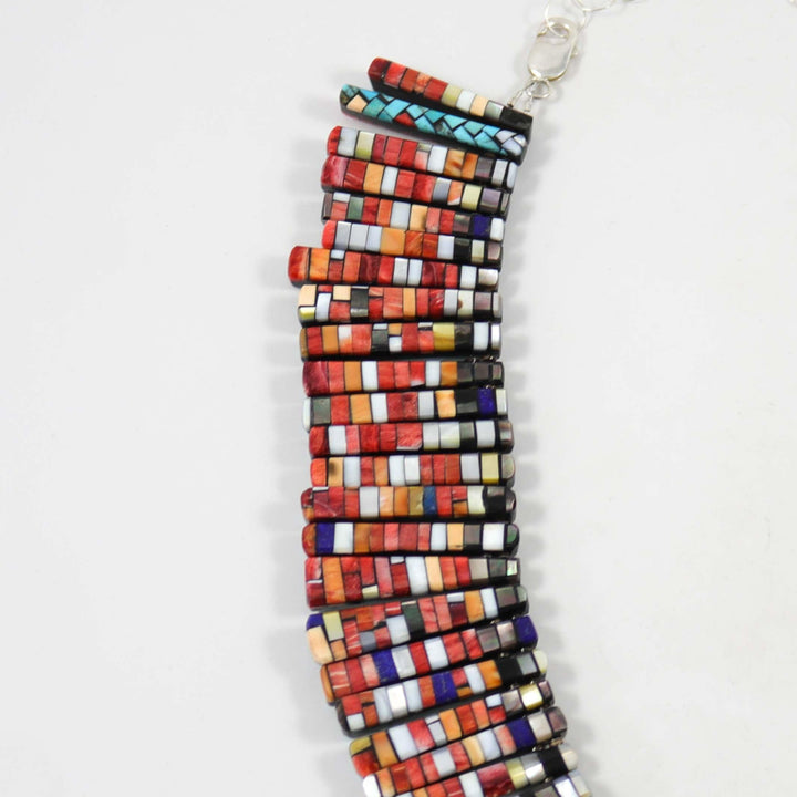 Reversible Inlay Necklace by Charlene Reano - Garland's