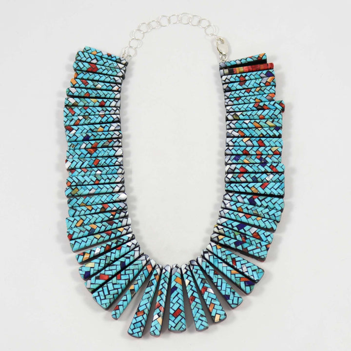 Reversible Inlay Necklace by Charlene Reano - Garland's