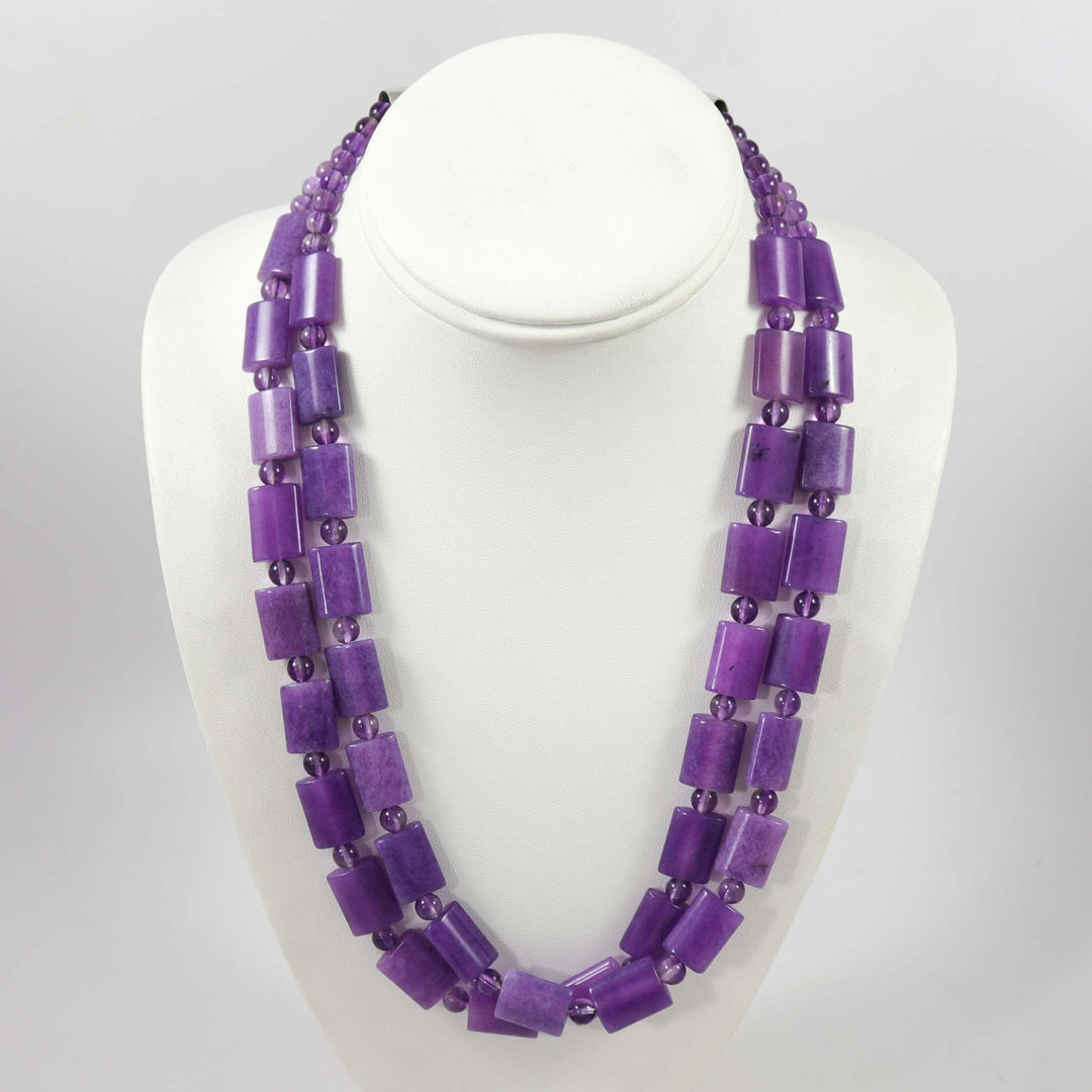 Sugilite and Amethyst Necklace