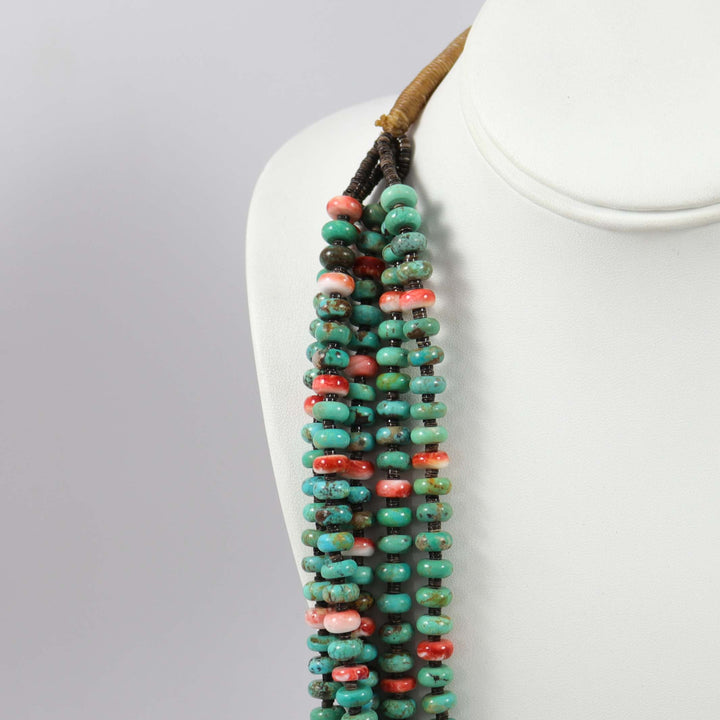 Spiny and Turquoise Necklace