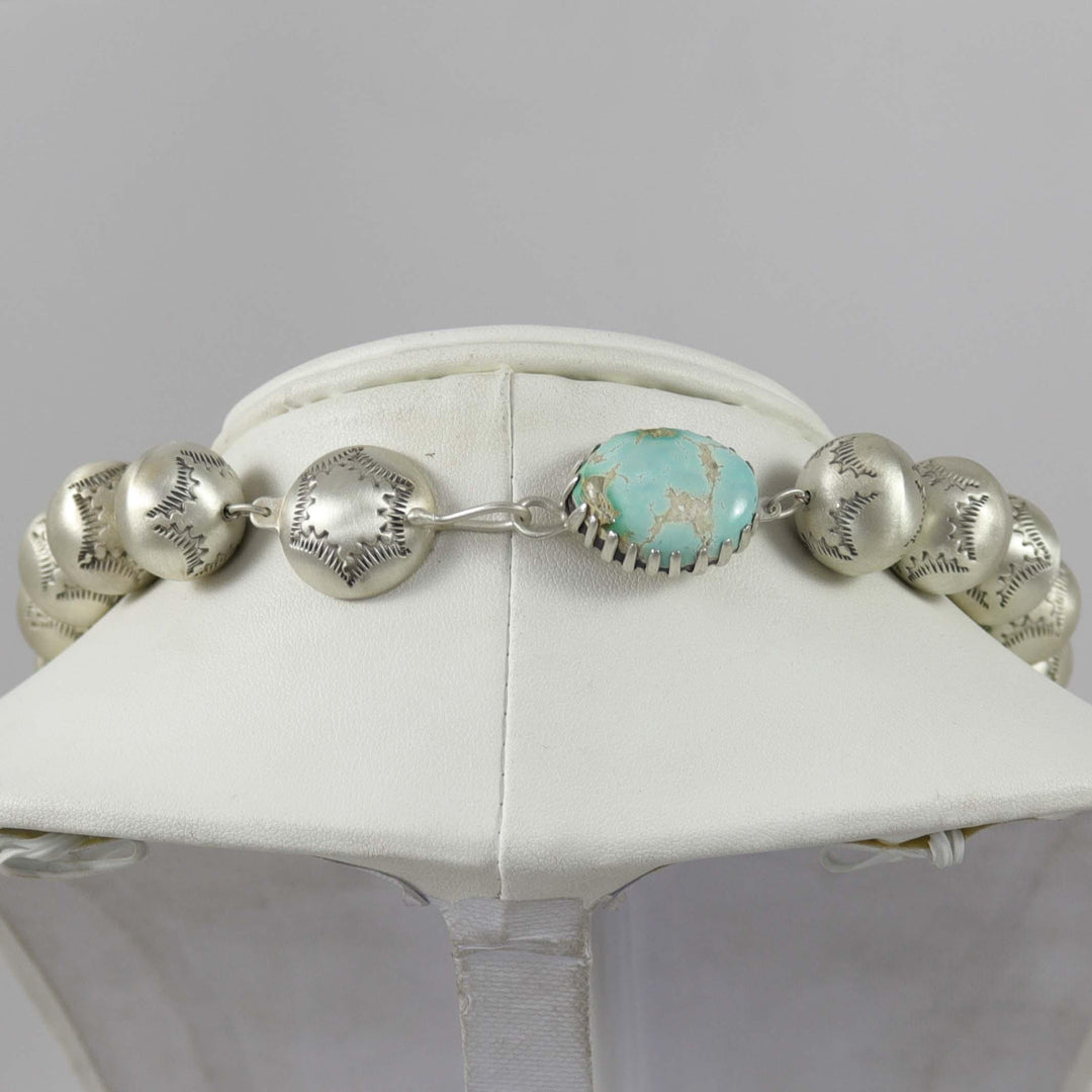 Pilot Mountain Turquoise Necklace by Debbie Silversmith - Garland's
