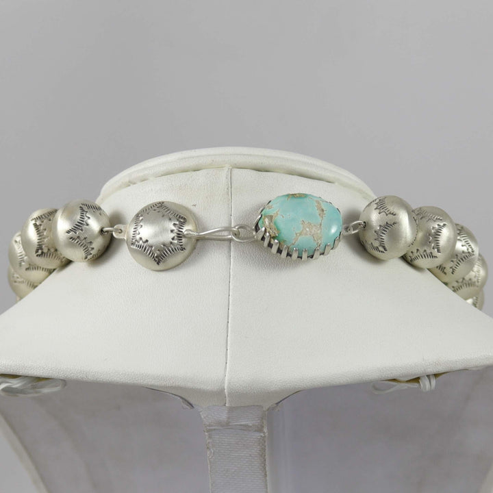 Pilot Mountain Turquoise Necklace by Debbie Silversmith - Garland's
