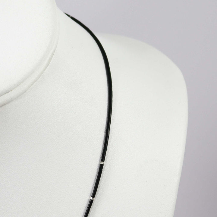 Jet Heishi Necklace by Joe Jr. and Valerie Calabaza - Garland's