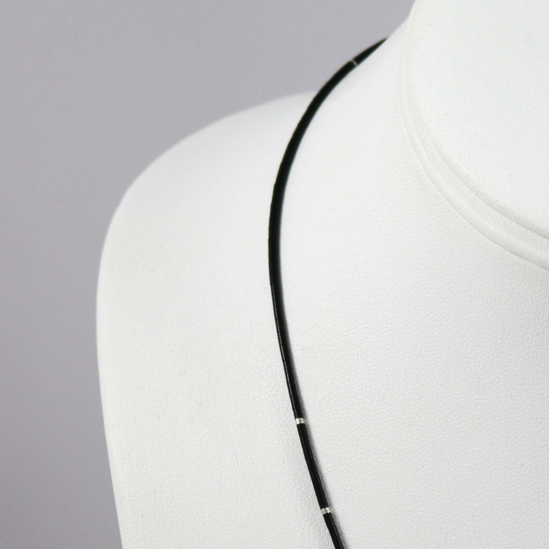 Jet Heishi Necklace by Joe Jr. and Valerie Calabaza - Garland's