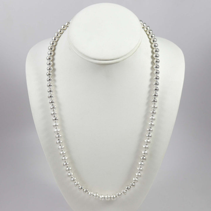Stamped Navajo Pearl Necklace