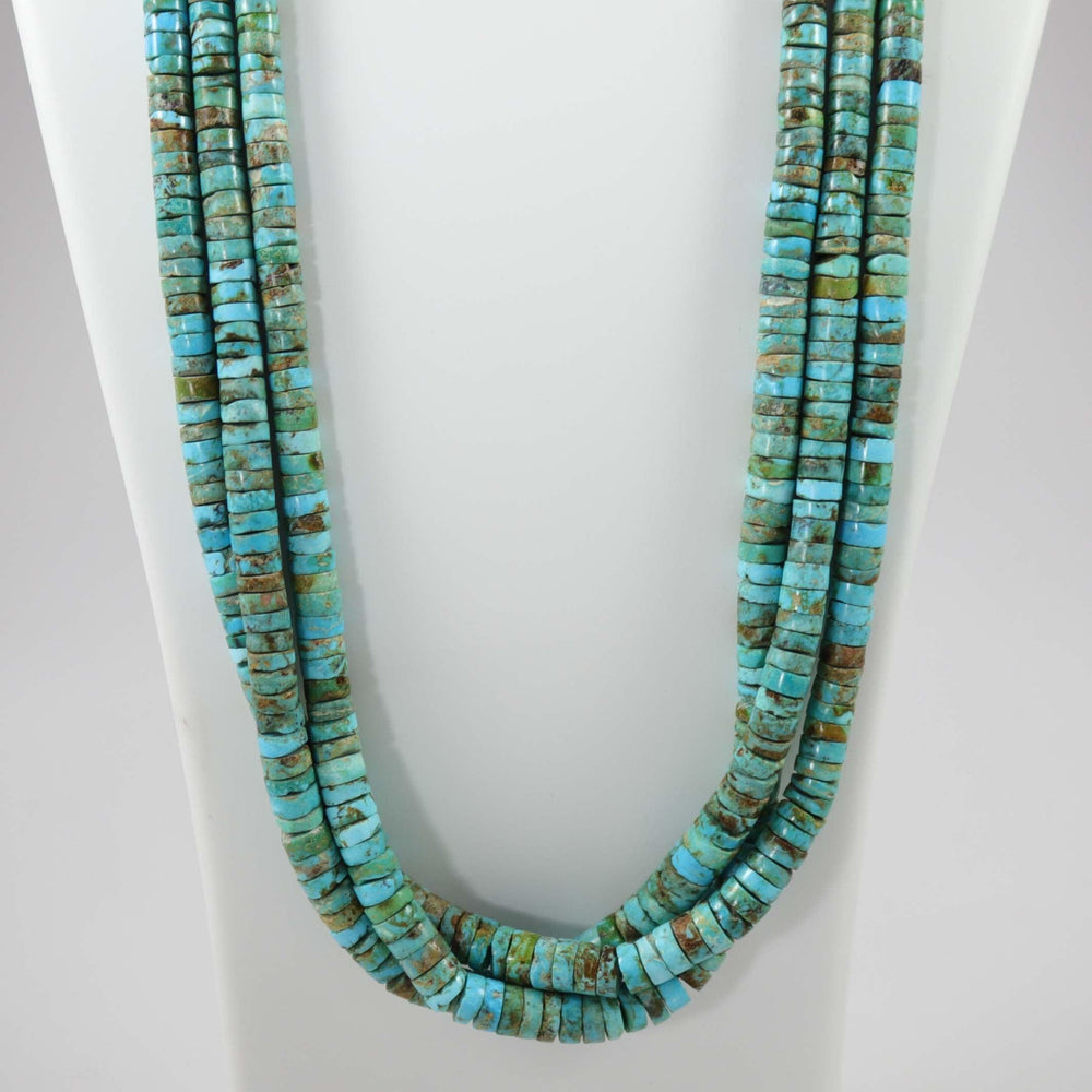 Cripple Creek Turquoise Necklace by Ray Lovato - Garland's