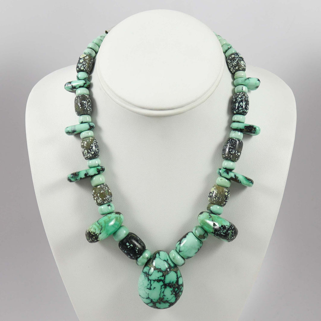 Angel Wing Turquoise Necklace by Noah Pfeffer - Garland's