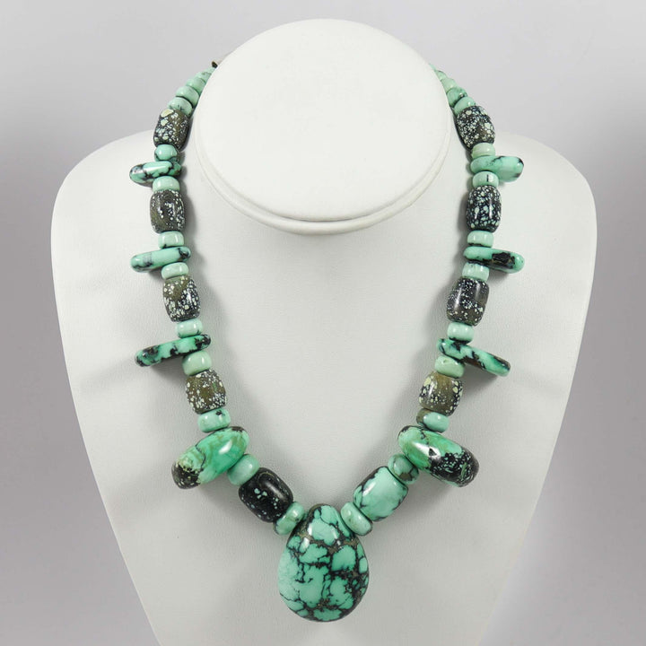 Angel Wing Turquoise Necklace by Noah Pfeffer - Garland's