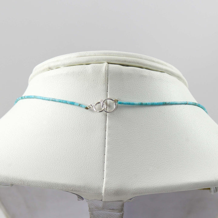 Turquoise Heishi Necklace by Joe Jr. and Valerie Calabaza - Garland's