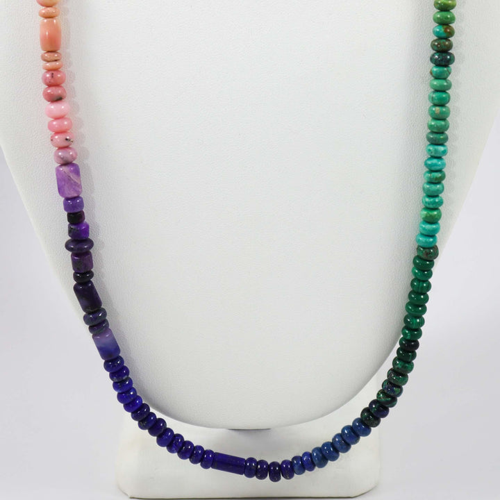 Rainbow Bead Necklace by Melanie and Michael Lente - Garland's