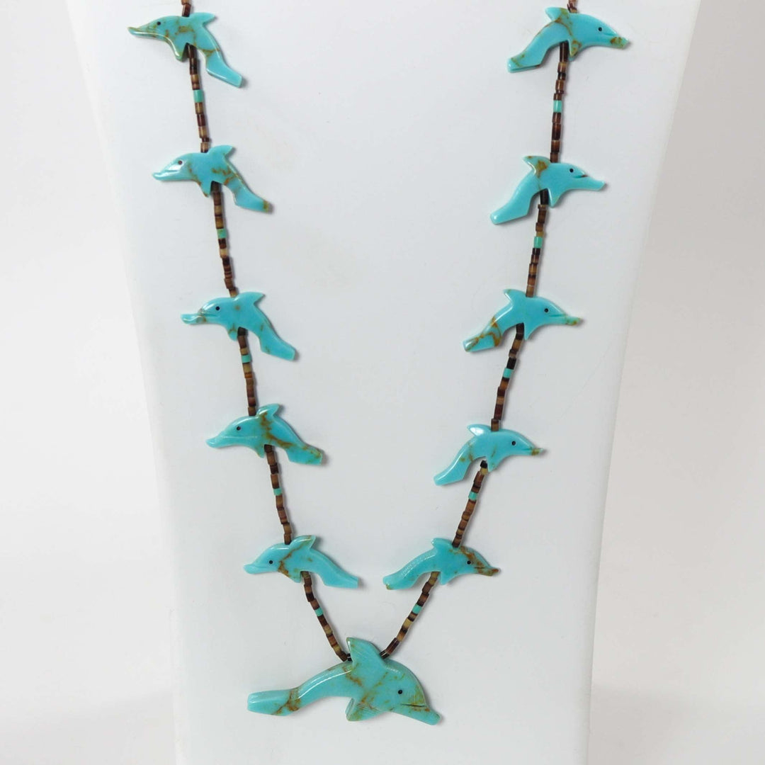 1990s Dolphin Fetish Necklace