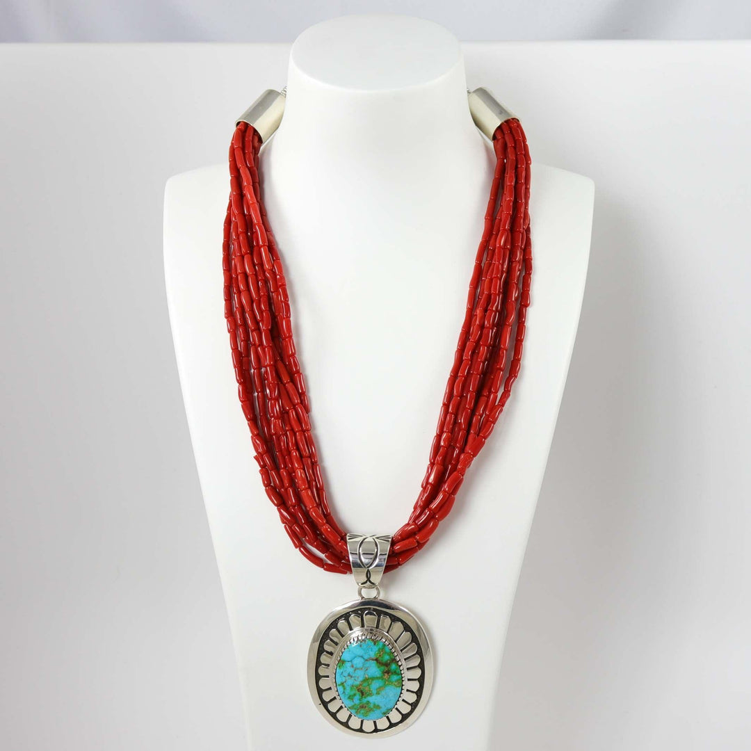 Coral and Turquoise Necklace