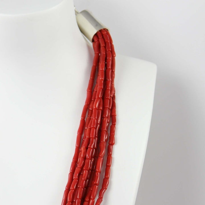 Coral and Turquoise Necklace by Tommy Jackson - Garland's