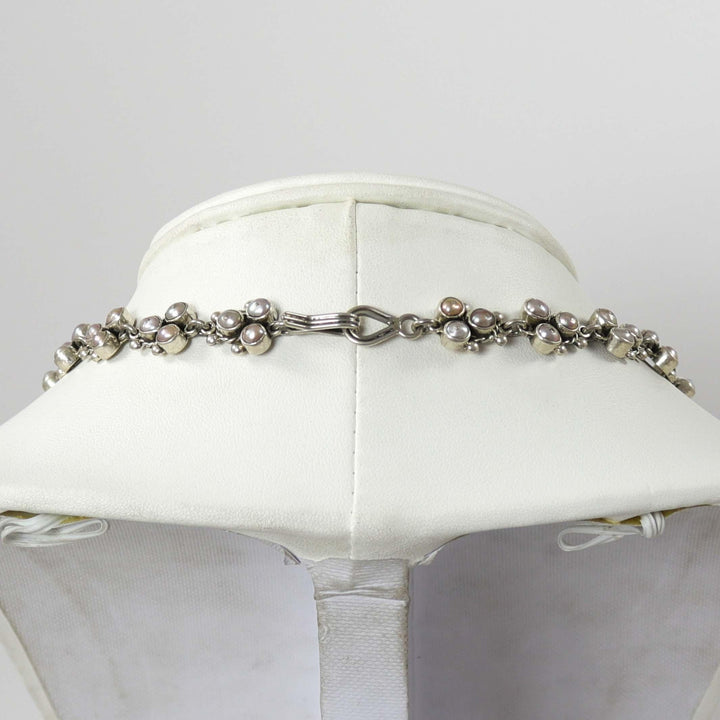 Pearl Squash Blossom Necklace
