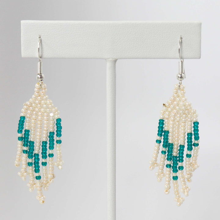 Beaded Necklace and Earring Set by Rena Charles - Garland's