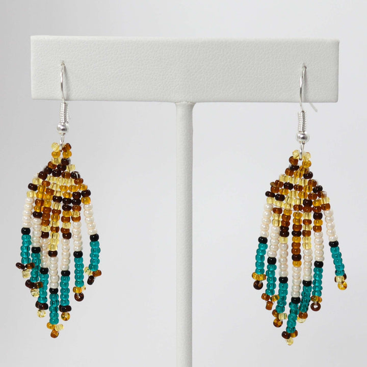 Beaded Necklace and Earring Set by Rena Charles - Garland's