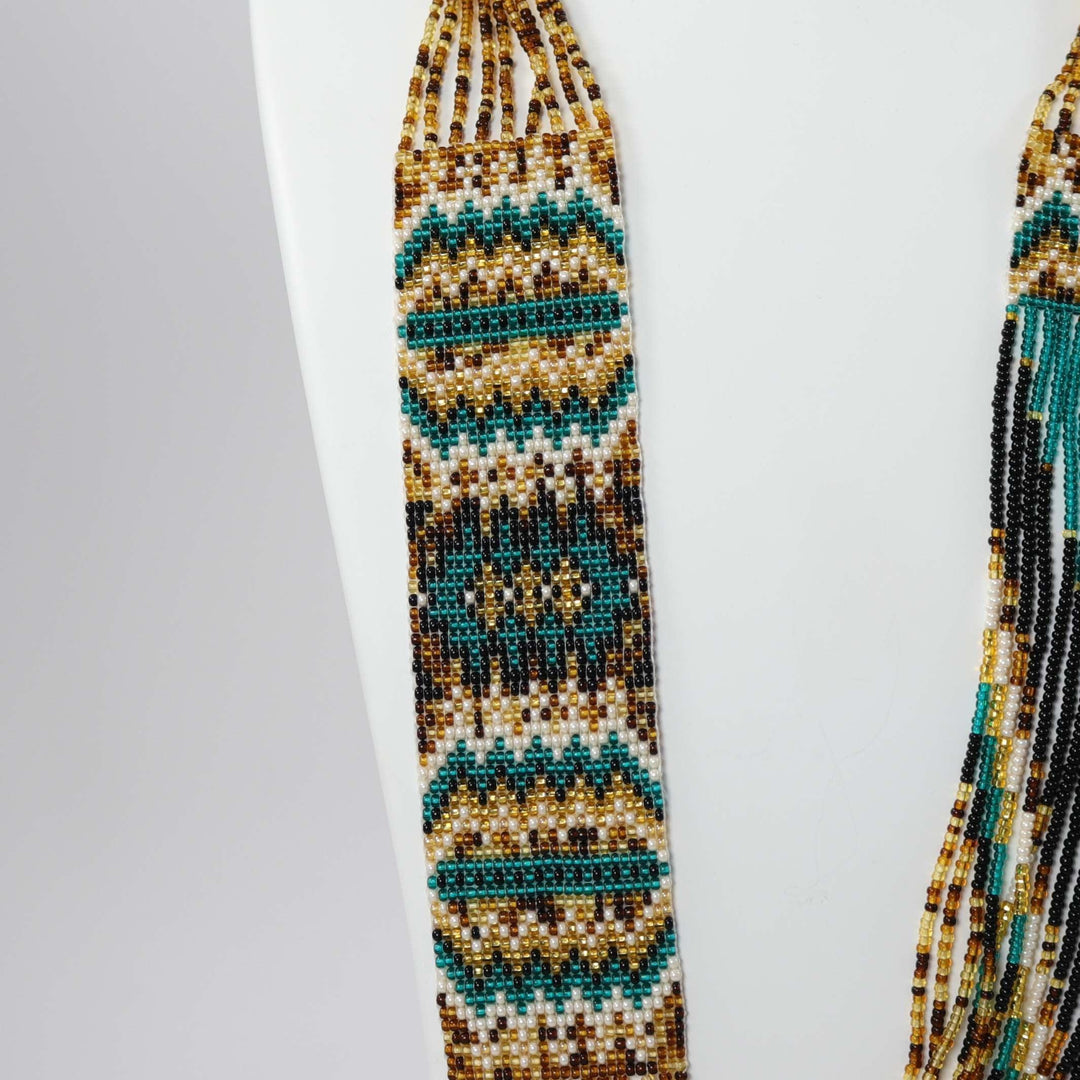Beaded Necklace and Earring Set by Rena Charles - Garland's
