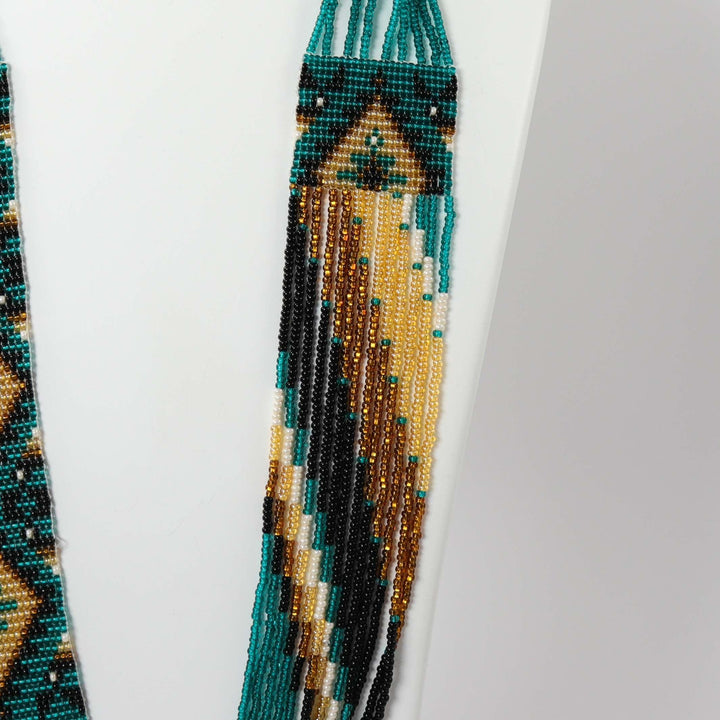 Beaded Necklace and Earring Set by Rena Charles - Garland's