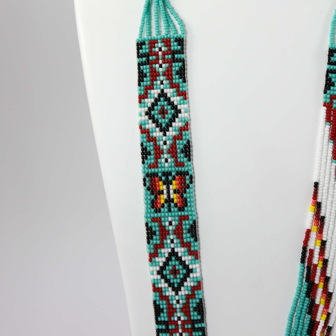 Beaded Necklace and Earring Set by Rena Charles - Garland's