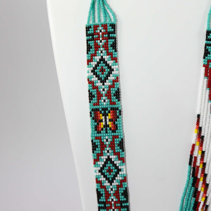 Beaded Necklace and Earring Set by Rena Charles - Garland's