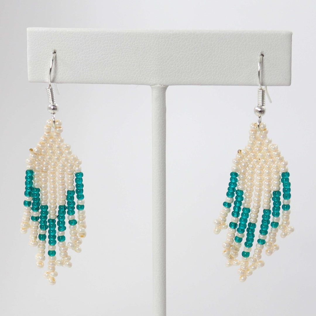 Beaded Necklace and Earring Set by Rena Charles - Garland's