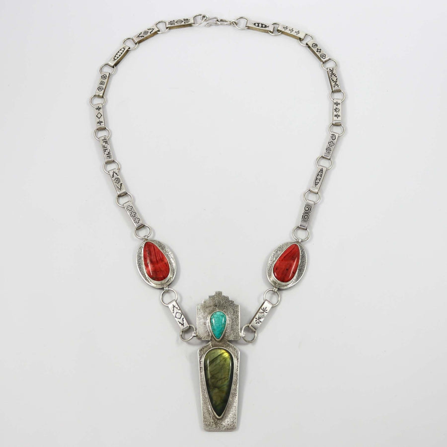 Corn Maiden Necklace by Joel Pajarito - Garland's