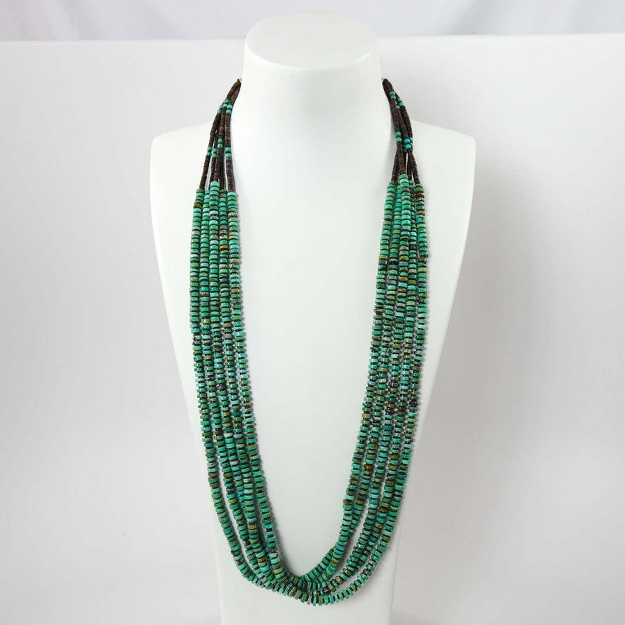 Kingman Turquoise Necklace by Marcella Teller - Garland's