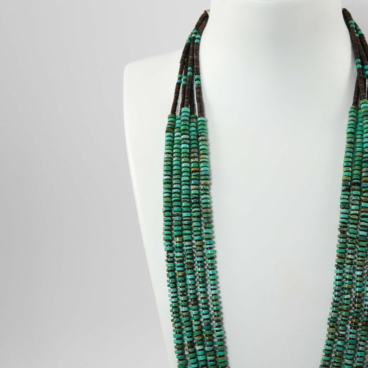 Kingman Turquoise Necklace by Marcella Teller - Garland's