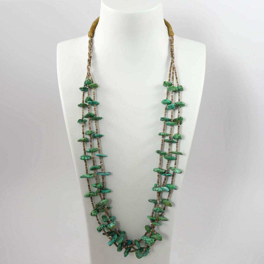 1940s Fox Turquoise Necklace