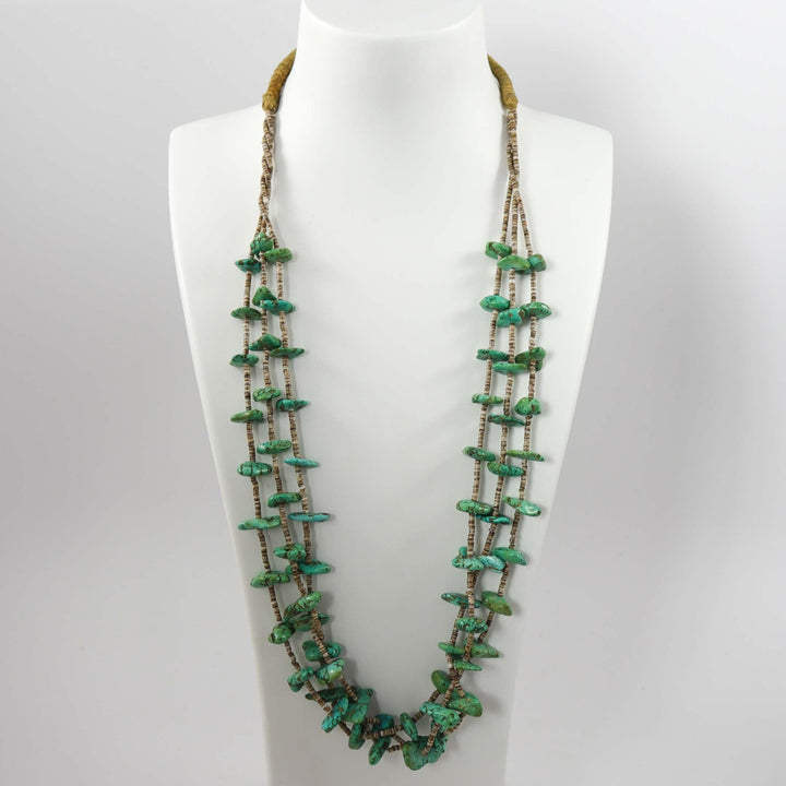 1940s Fox Turquoise Necklace