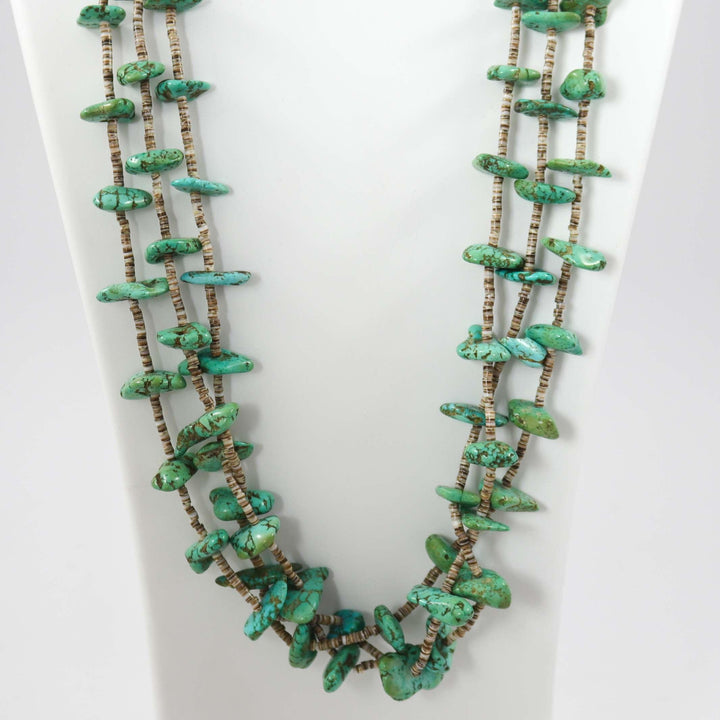 1940s Fox Turquoise Necklace