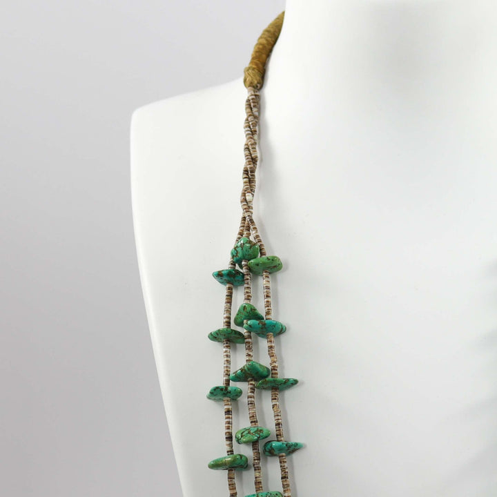 1940s Fox Turquoise Necklace