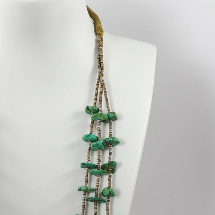 1940s Fox Turquoise Necklace