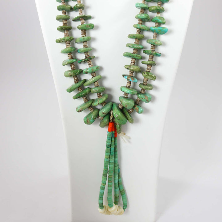 1940s Fox Turquoise Necklace