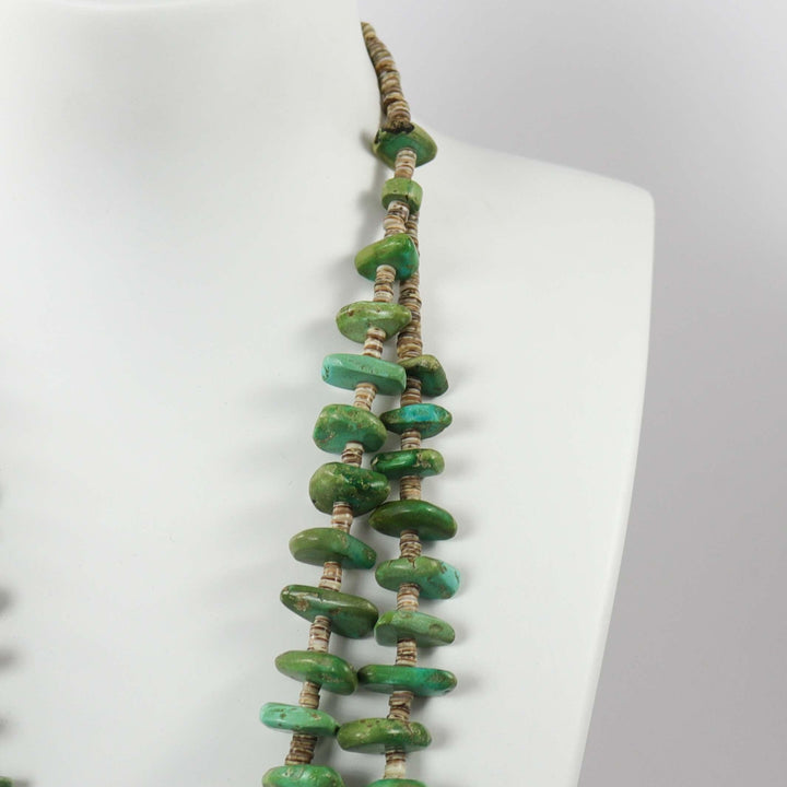 1940s Fox Turquoise Necklace