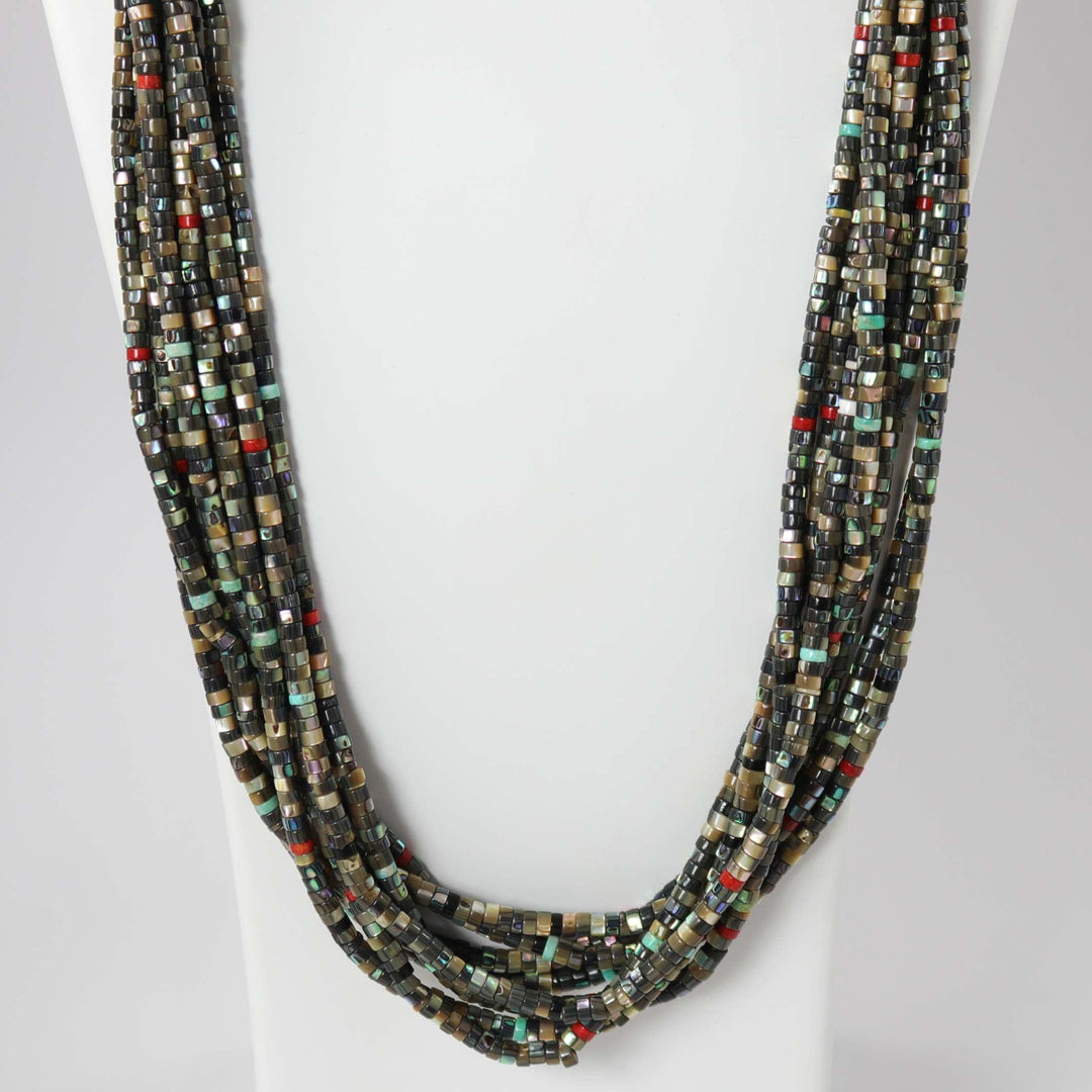 Multi-Stone Bead Necklace