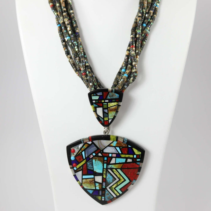 Multi-Stone Bead Necklace