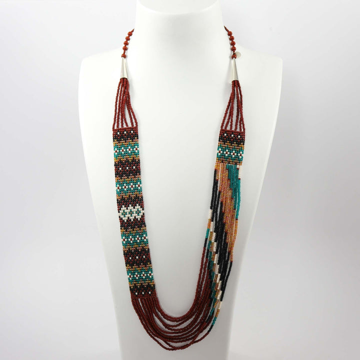 Bead Necklace and Earring Set