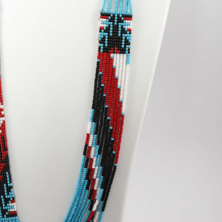 Beaded Necklace and Earring Set