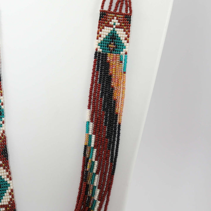Beaded Necklace and Earring Set