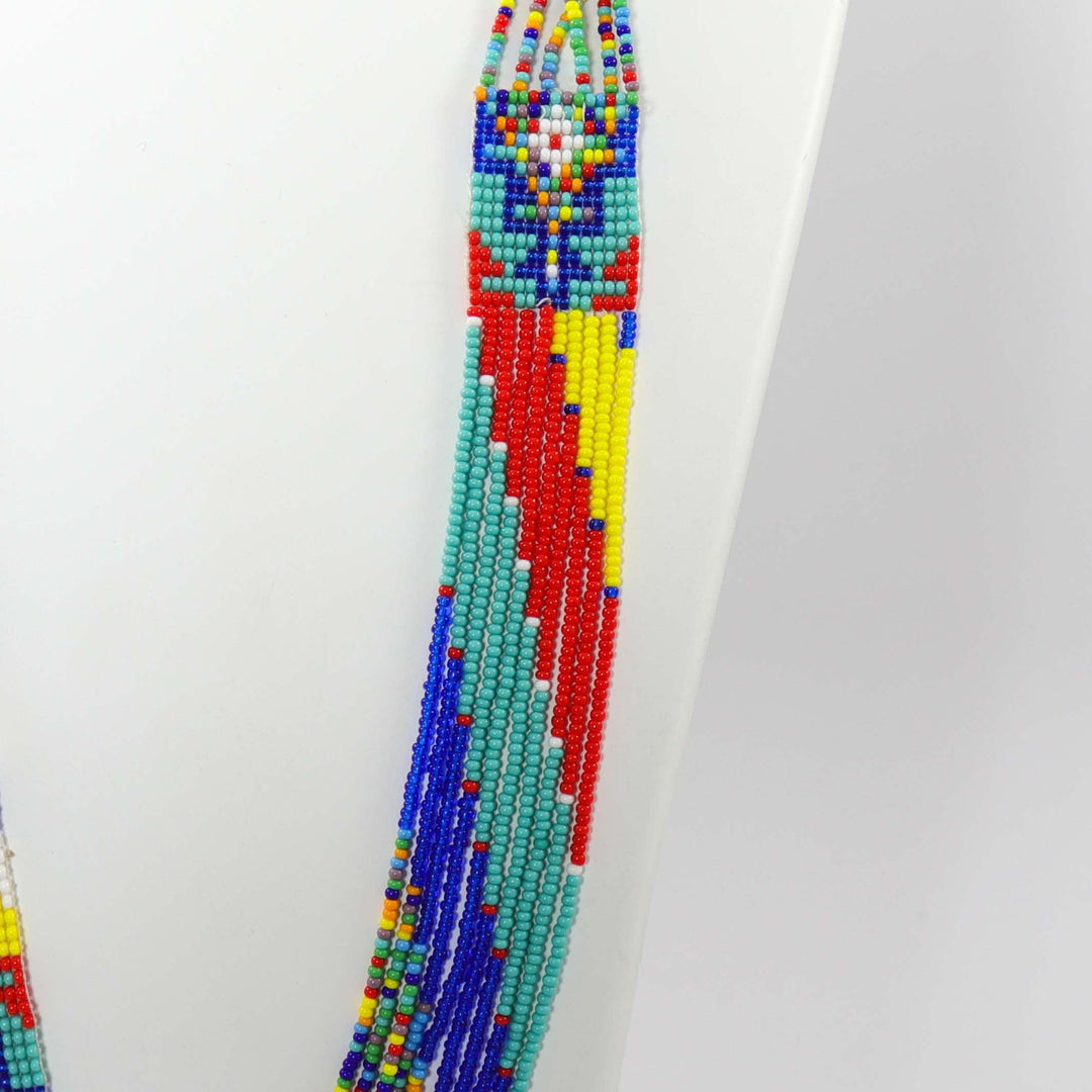 Beaded Necklace and Earring Set